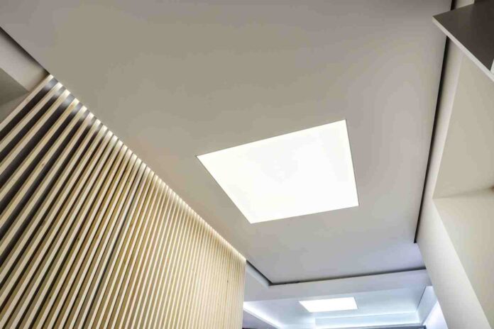 panneau rayonnant plafond electrique design