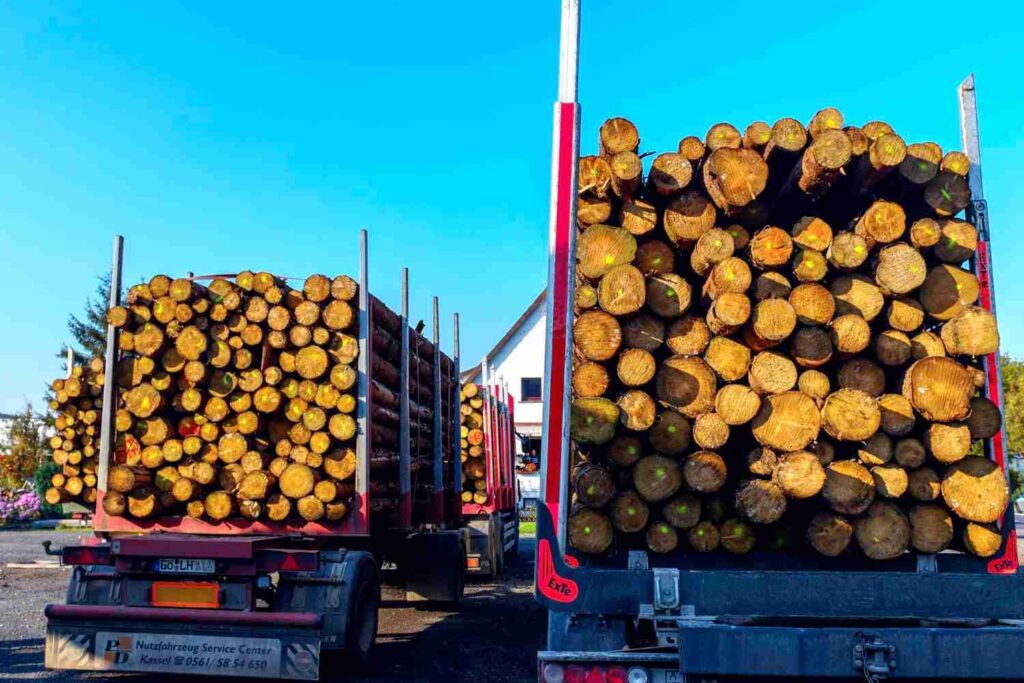 prix d'un semi remorque de bois de chauffage en 2m