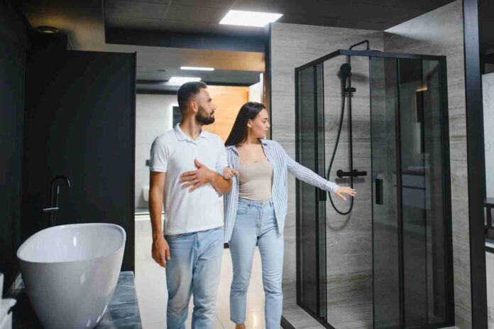 Douche à l'italienne