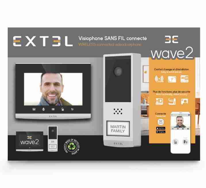 visiophone sans fil - Extel Wave 2